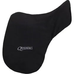 QHP Sattelschoner Sattelüberzug schwarz Fleece, Größe: .