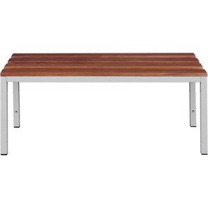 Lüllmann Umkleidebank 801220, Sitzfläche Holz, 100 cm, buche / lichtgrau
