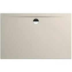 Kaldewei SUPERPLAN ZERO Duschfläche, 750x1600 mm, warm grey 10, bodeneben, 20 mm tief