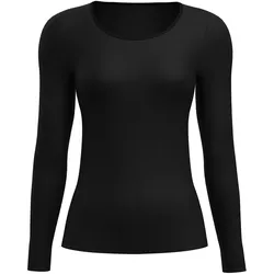 Calida »True Confidence« Langarm-Shirt - Damen - Gr. XS - schwarz