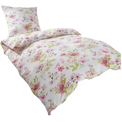 Traumschlaf, Bettwäsche, Fleur (Bettwäsche Set, 80x80 cm)