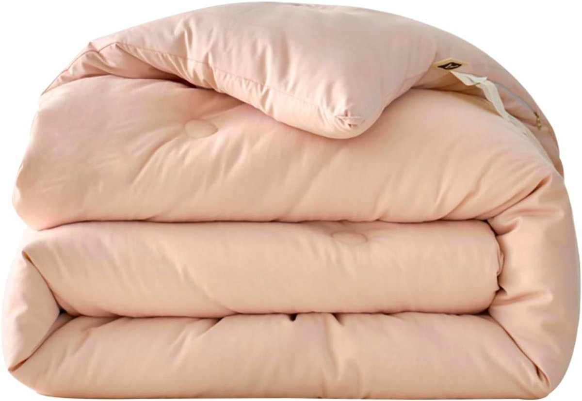 Roze Dekbed Alle Seizoenen met Sojavezel Vulling - 220 x 240 cm