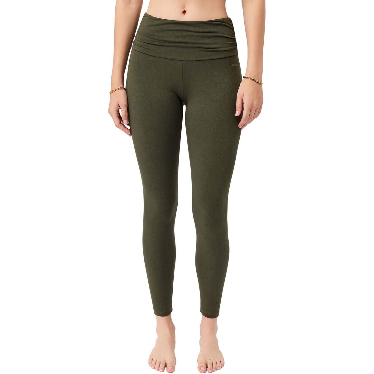 Mandala Pilates Tights leaf S PA12JE28-Pilates-Tights-leaf-S