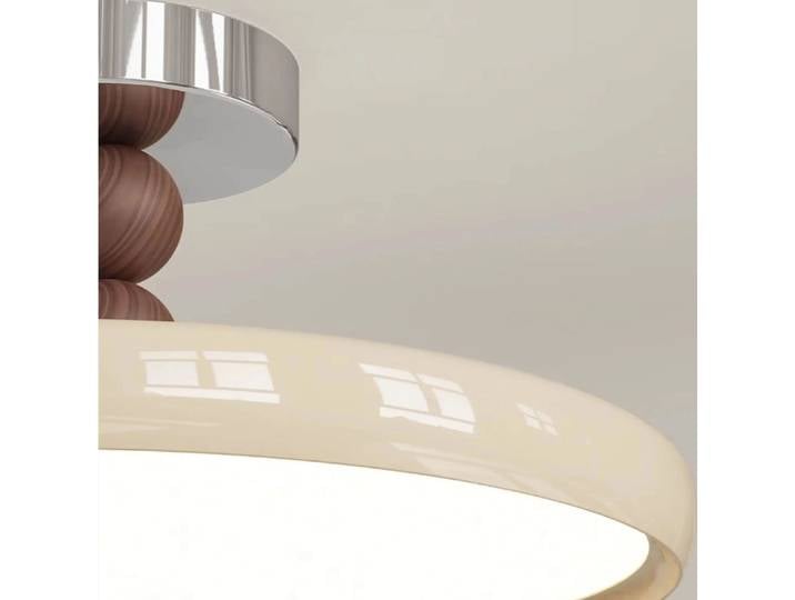 Créatif personnalisé chambre plafond lustre Vintage crème Style étude lustre lumières moderne nordique LED luminaires