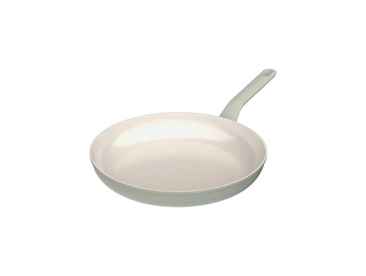 BergHOFF Bratpfanne Balance, Salbeigrün, Metall, 3.3 l, rund, 4.5 cm, hitzebeständige Griffe, backofengeeignet, antihaftbeschichtet, ergonomischer Griff, schadstofffrei gemäß EU-Standards, Kochgeschirr, Pfannen, Bratpfannen