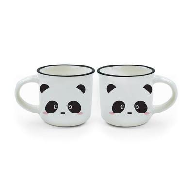 Legami 2er Set Kaffeetassen - Panda