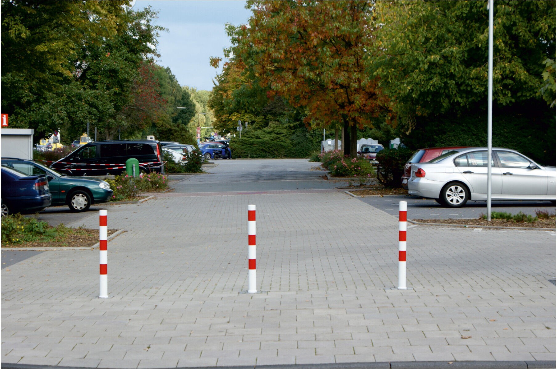 Schake Absperrpfosten Typ 476P, ortsfest, Ø 76mm, feuerverzinkt)