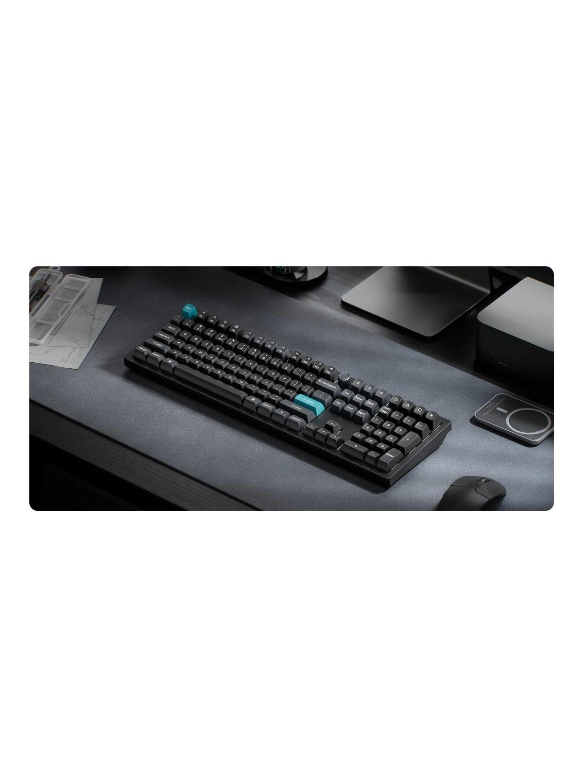 Keychron Q6 Ultra - keyboard full size - QWERTY - US - black Input Device - Tastatur - Englisch (US) - Schwarz