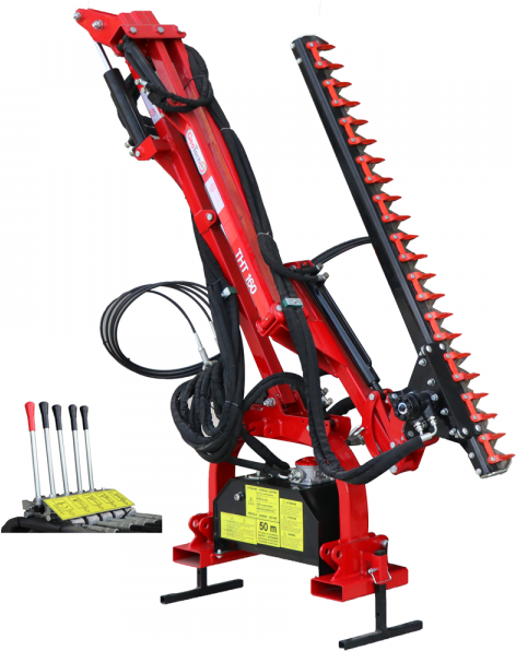 GeoTech Pro THT 160 - Heckenschneider-Ausleger mit seitlicher Reichweite