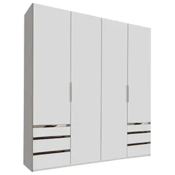 Drehtürenschrank Level 36A ca. 200x216x58 cm Alpinweiß