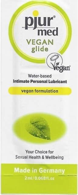Pjur Med Vegan Glide Lubricante Base Agua 2 ml