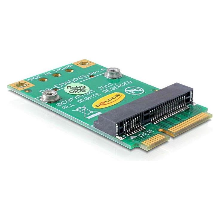 Delock Converter Mini PCI Express half-size > full-size (65229)
