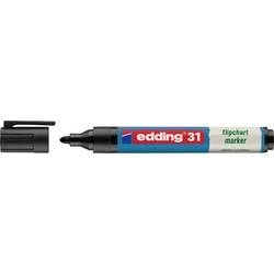 Edding 4-31001 Flipchartmarker edding EcoLine 31 - Marker - für Flipchart - Schwarz Rundspitze 1.5 - 3 mm Schwarz 1 St.