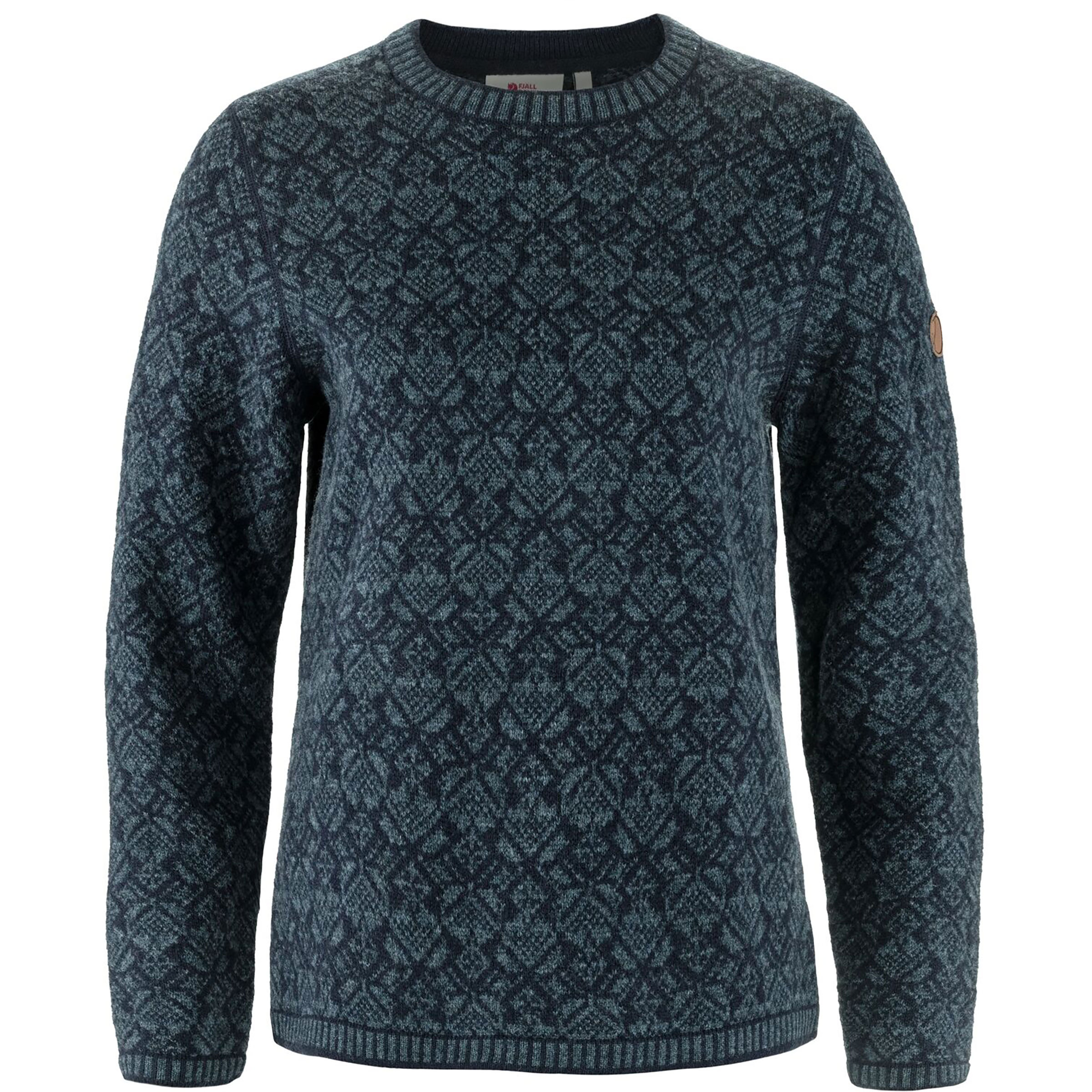 Fjällräven Snow Round Neck Damen Pullover blau Größe XS Lifestyle Hautfreundlich