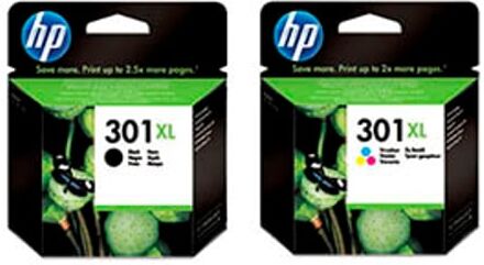 HP 301XL Pack ahorro Negro / tri-color