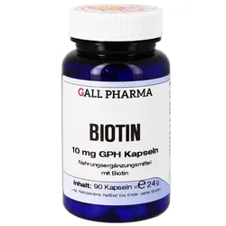 BIOTIN 10 mg GPH Kapseln 90 St