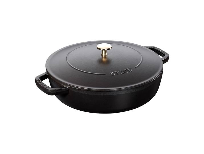 STAUB Chistera Sauteuse Ø28cm 3,7 L Schwarz