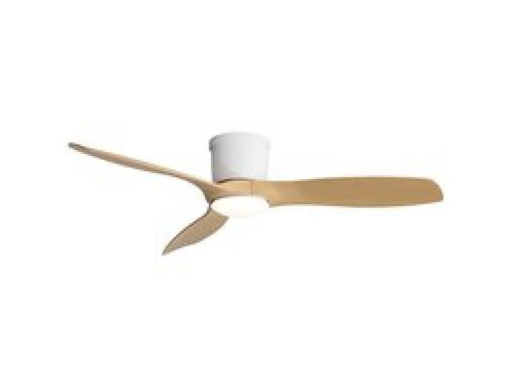 Ventilateur de plafond plat de 52 pouces avec télécommande 3 vols ABS Moteur DC réversible Course superlisse