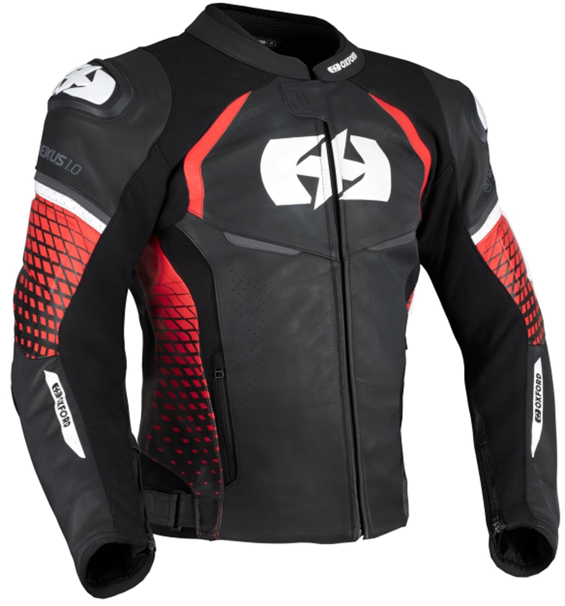 Oxford Nexus 1.0 Motorrad Lederjacke LM228103M