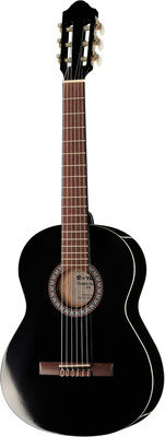 Thomann Classic Guitar 3/4 Black Schwarz Hochglanz