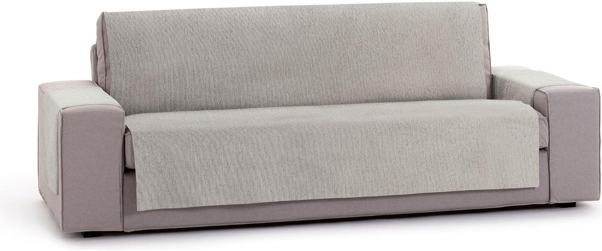 Lichtgrijze bankhoes voor 2-zits sofa