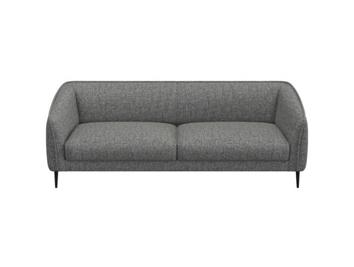 Sofa Fady Stoff flanellgrau B 217.5 T 74 cm