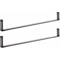 Hasena Soft-Line Füsse Indus Buche anthracit deckend, lackiert / 140 cm / 25 cm