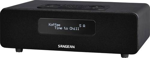 Sangean DDR-36 BT Tischradio DAB+, UKW AUX, Bluetooth Schwarz