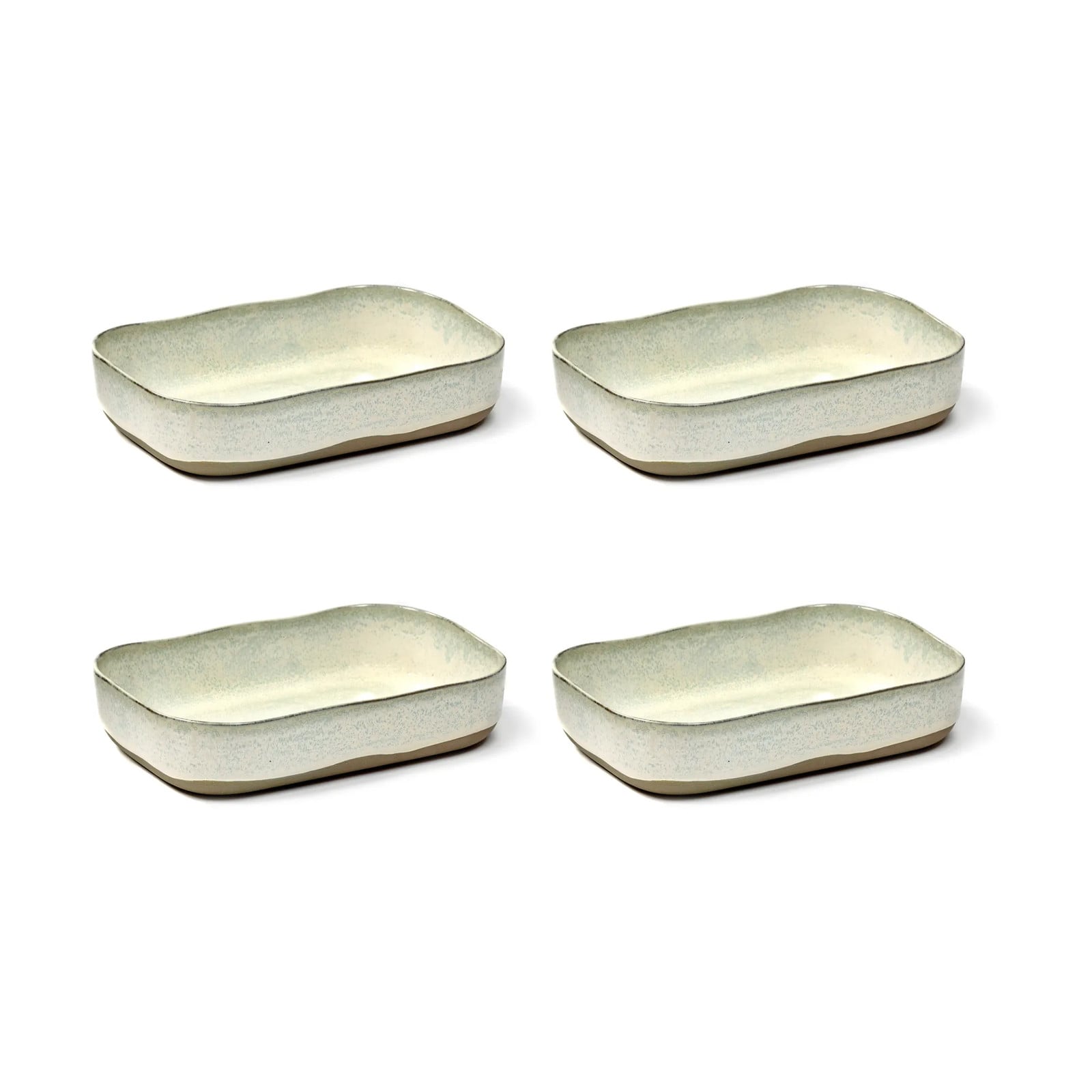 Serax La Nouvelle Table extra diepe schotel No5 L 4-pack Wit