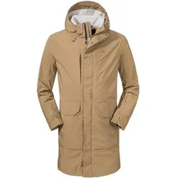 SCHÖFFEL Herren Mantel Parka Sardegna M, Größe 54 in Braun Braun