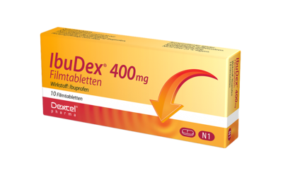 Dexcel Pharma GmbH IBUDEX 400 mg Filmtabletten 10 St 09294664