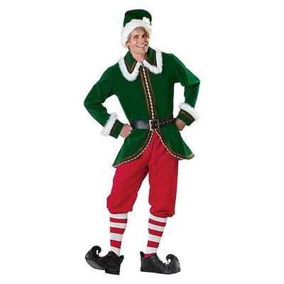 Weihnachtsmann Elf Weihnachtsmann kleiden Elfenkostüm Herren Männlich Weihnachten Cosplay-Kostüm Erwachsene Weihnachten Halloween Karneval Neujahr Weihnachten