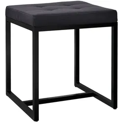 CLP Sitzhocker Barci B Stoff   Farbe: schwarz, Material: Stoff