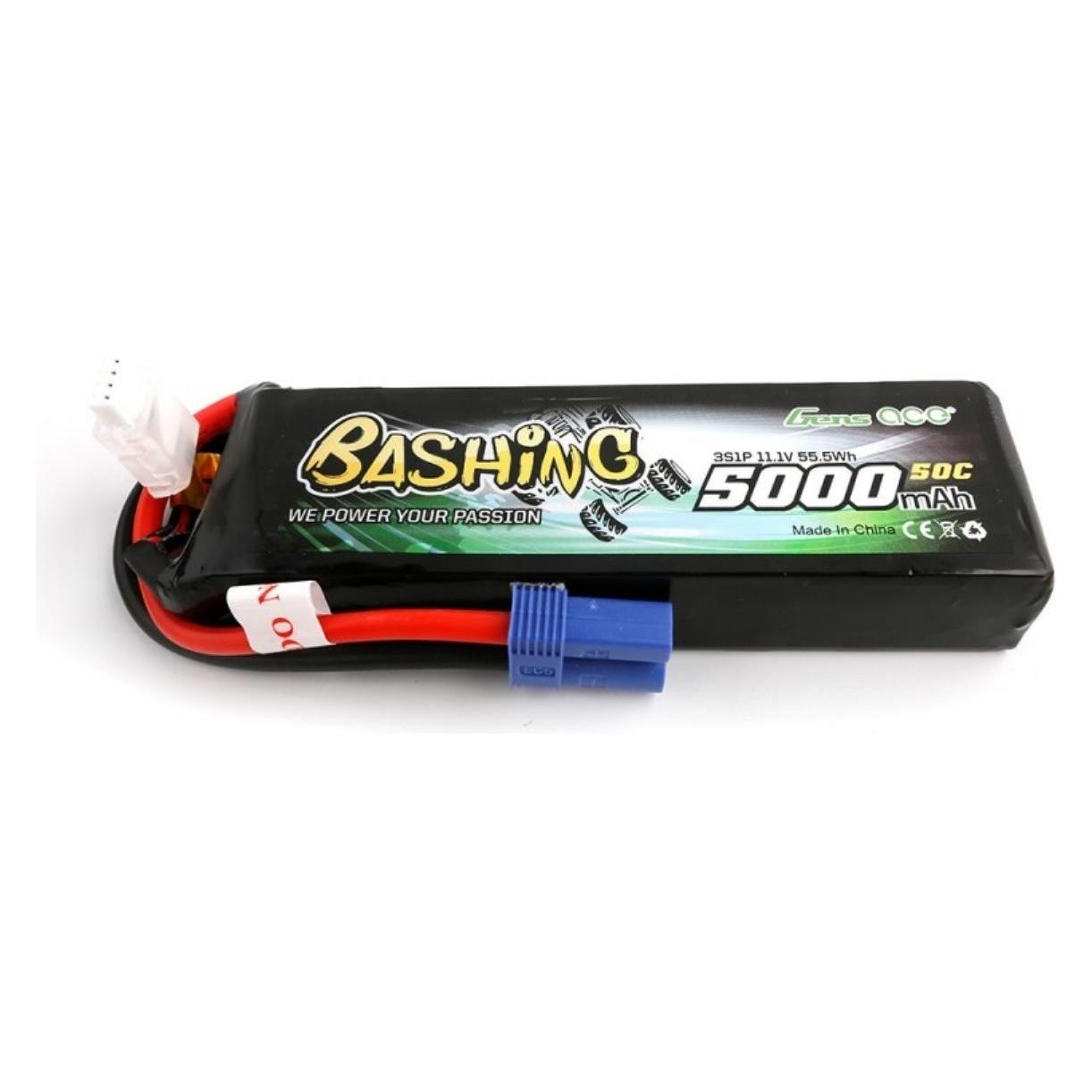 Gens Ace LiPo 5000 mAh 11.1 V 60 C (5000 mAh, 11.10 V) (GEA50003S60E5)