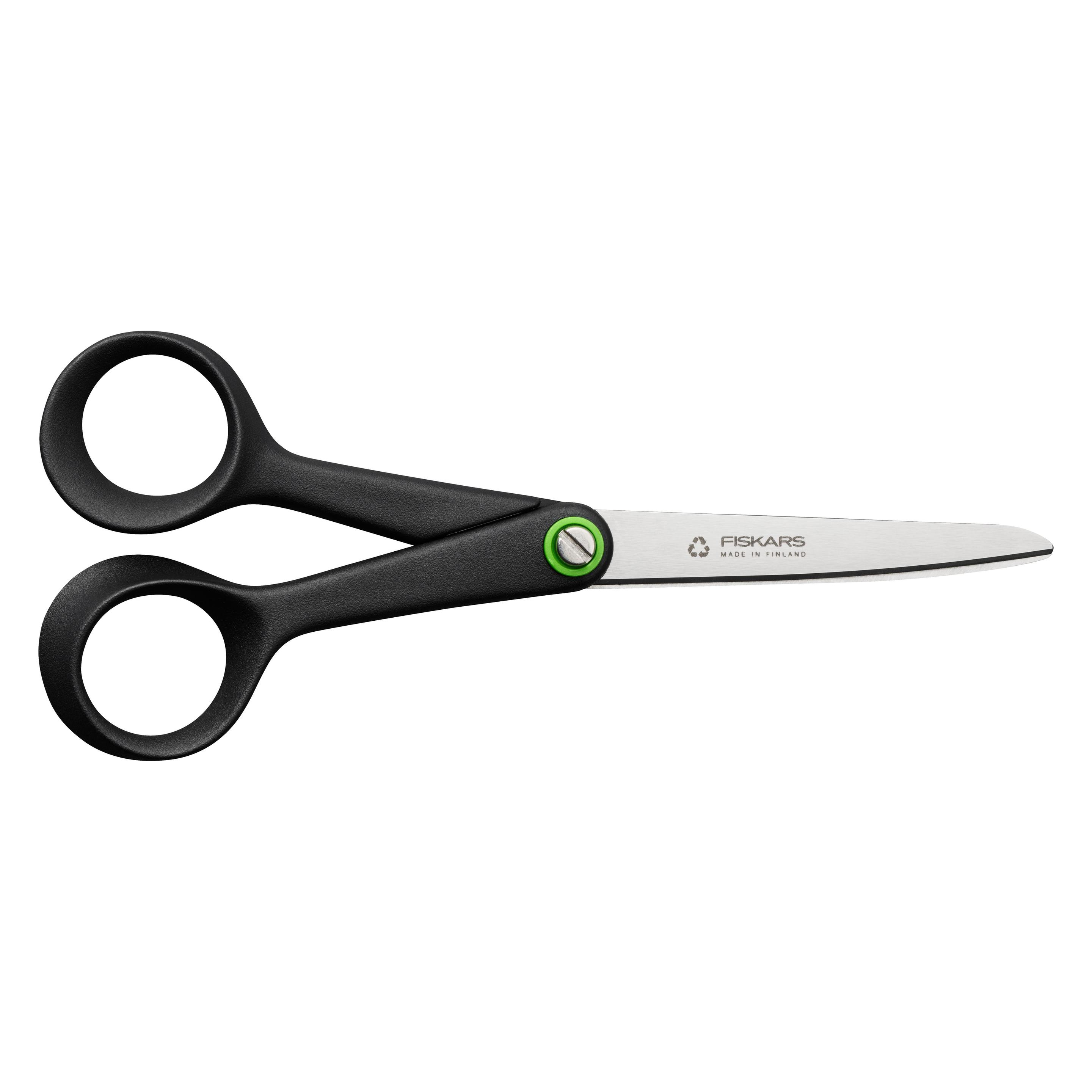 Fiskars Schere Recycling 17cm 1074543 schwarz, Rechtshänder (17 cm) (1074543)