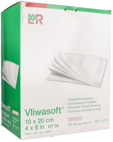 Vliwasoft Vlieskompressen 10x20 cm steril 6l.