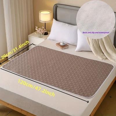 Inspire Select Reusable Incontinence Bed Pads Waterproof, Washable Leak Proof Mats For Seniors, Pets & Period Care, Multi Size brown 31.5 X 47.2 In
