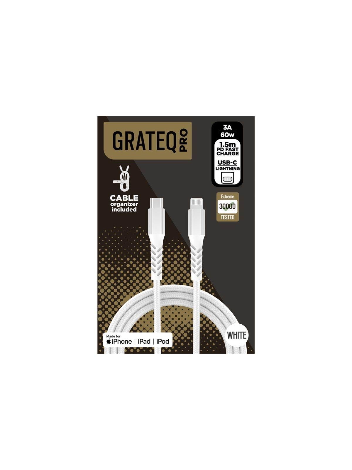 Grateq PRO Lightning cable - Lightning / USB - 1.5 m