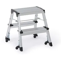 Mobile Treppen, Aluminium, 420 mm