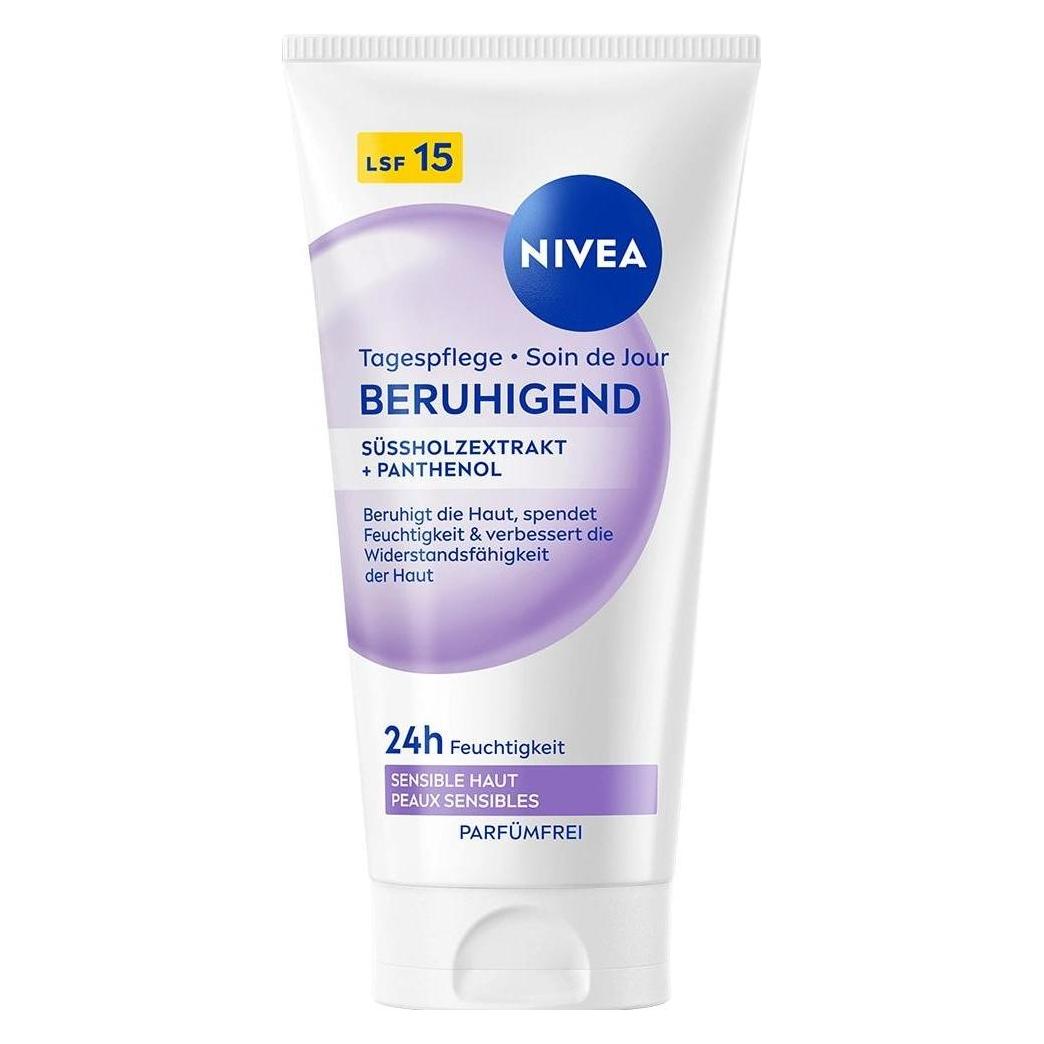 Nivea Beruhigende Tagespflege LSF15 (50 ml, Tagescreme, SPF 15) (4005900737588)