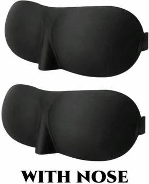 Inspire Essentials 3D Contoured Sleep Eye Mask 2pcs With Nose