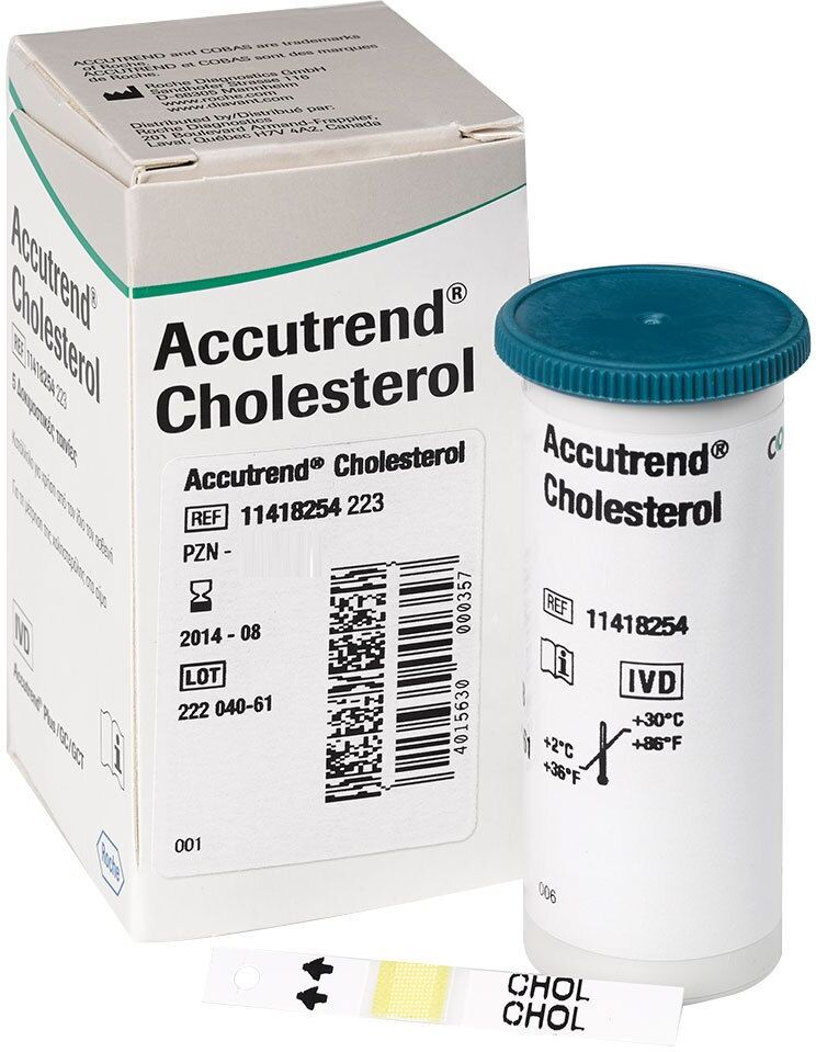 Accutrend® Cholesterol Teststreifen 25 St Unisex 25 St Teststreifen