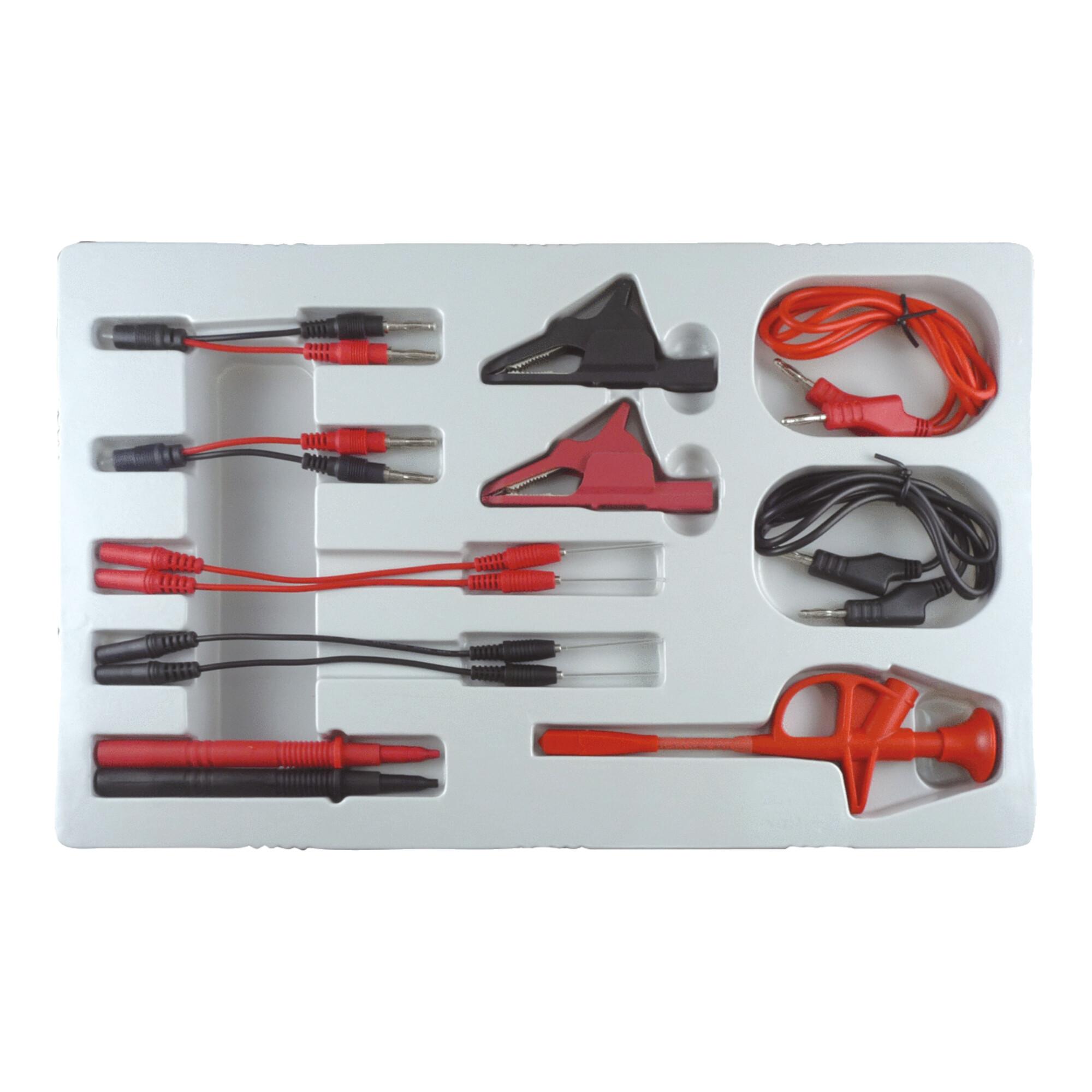 KS Tools 12/24V Diagnose Prüf- und Mess-Kabel-Satz, 13-teilig (150.1675)