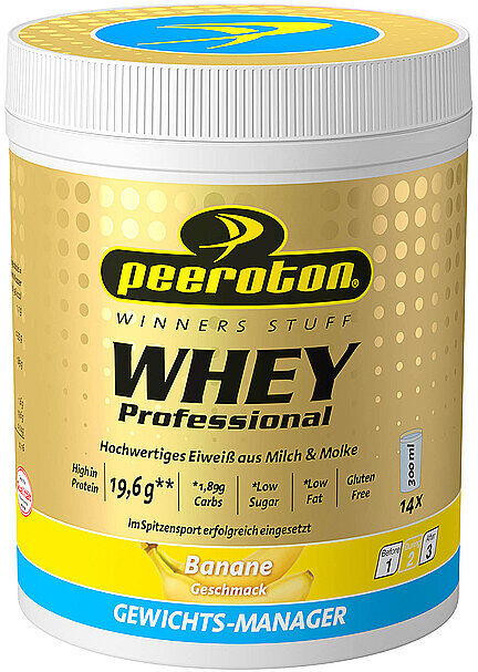 PEEROTON WHEY Professional myProtein Shake Banane 350g bunt B