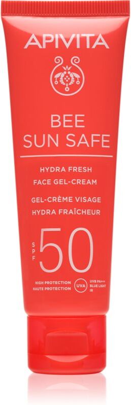 Apivita Bee Sun Safe Hydra Fresh Face Gel-Cream SPF50 gel-crème hydratant SPF 50 50 ml