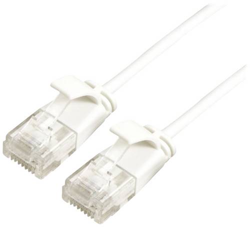 Roline green 21.44.0982 RJ45 CAT 6a 2 m Weiß 1 St.