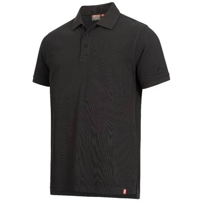 AS Arbeitsschutz Nitras Motion Tex Light Poloshirt | Gr. XXL | 100% Baumwolle | schwarz