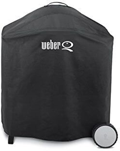 Weber Premium Abdeckhaube für Grills Serie Q300 / Q3000 mit Rollwagen