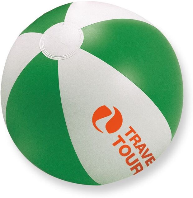 Ballon de plage personnalisé gonflable PLAYTIME vert