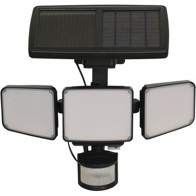 Außen-Wandleuchte LUXFORM "Solar-Sicherheits-Wandleuchte - La Rioja - LED", schwarz, 1 Stk., Leuchten, Erkennungsmodus (1000LM)